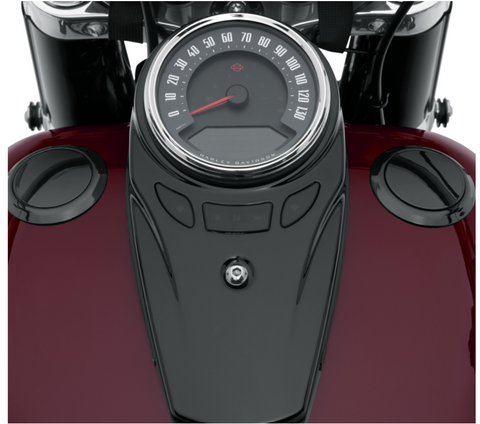 Flush-Mount Fuel Cap and Left Side Tank Cap Kit - 61100132 Fuel Cap Harley Davidson Direct