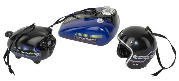 Ensemble de 3 décorations de Noël pour sapin de Noël Harley-Davidson® HDX-99218