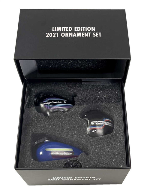 Harley-Davidson® Holiday Christmas Tree Ornament Set of 3 HDX-99218