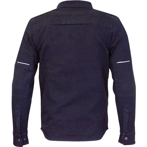 Chemise d'équitation monocouche Merlin Porta D3O - Bleu marine MCP047/NAVY 