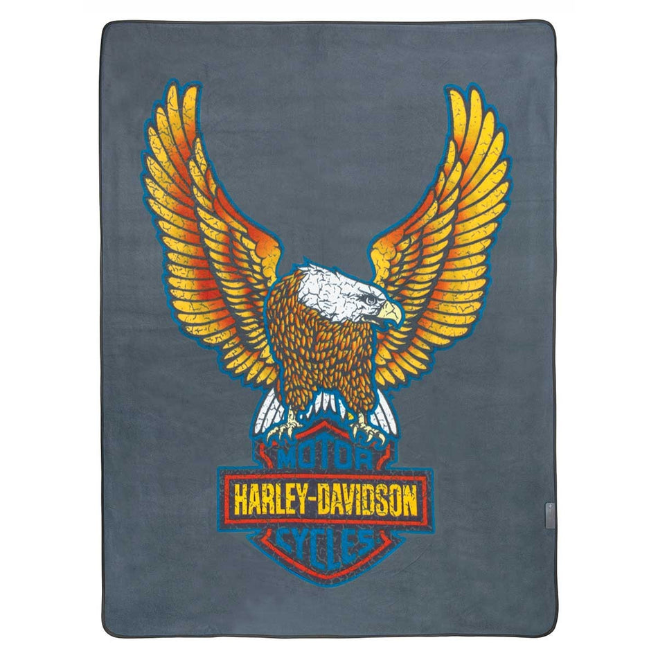 Couverture pliante Harley-Davidson® HD Bar &amp; Shield Eagle HDL-10022 