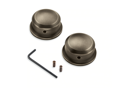 Brass Swingarm Pivot Bolt Covers - 61400346 Pivot Bot Harley Davidson Direct