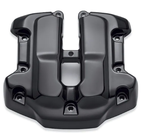 Cache-culbuteur supérieur noir brillant Harley-Davidson Milwaukee-Eight 25700520