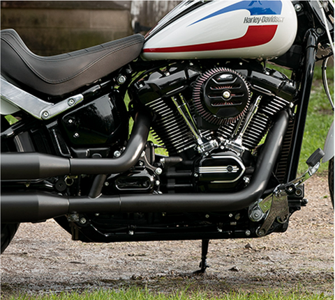 Kit de protection d'échappement noir satiné Harley Davidson - 65400459