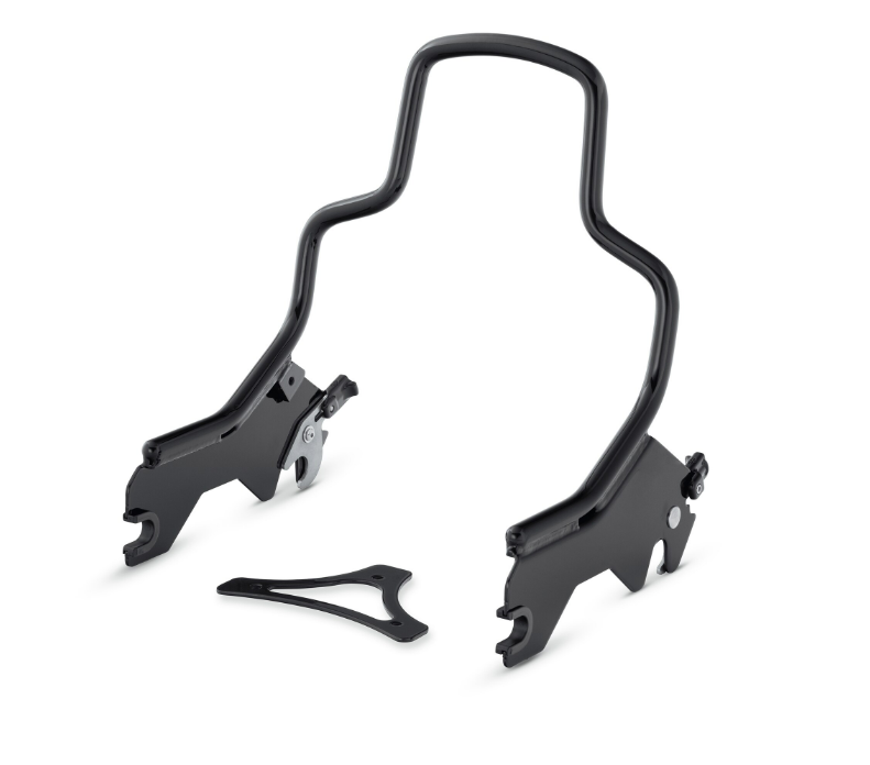 Harley Davidson HoldFast Sissy Bar Upright - Short - Gloss Black - 52300435